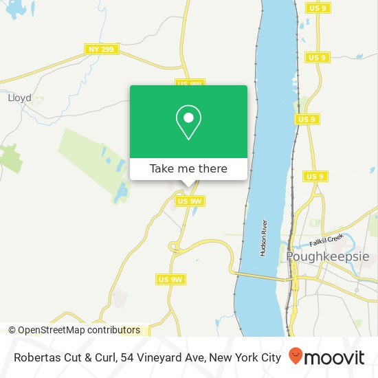 Robertas Cut & Curl, 54 Vineyard Ave map