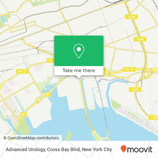 Advanced Urology, Cross Bay Blvd map