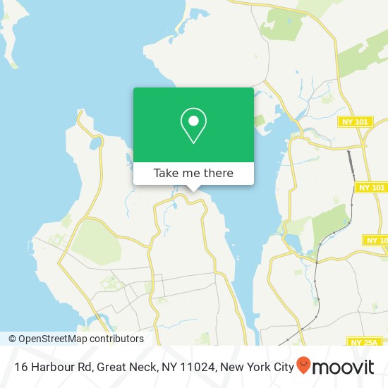 16 Harbour Rd, Great Neck, NY 11024 map