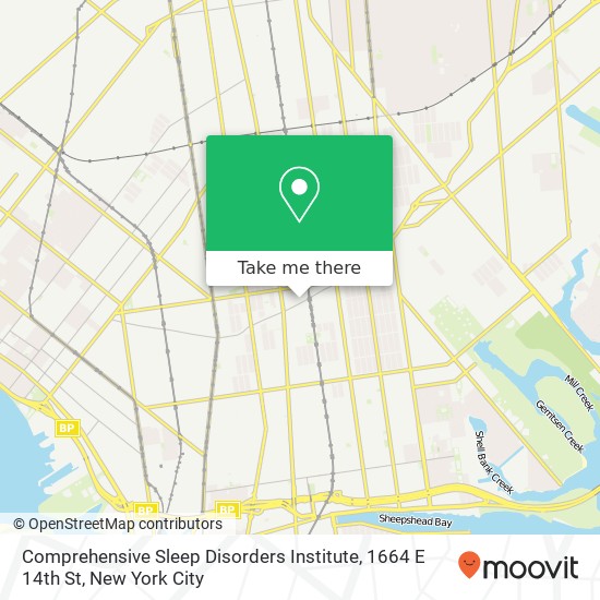 Comprehensive Sleep Disorders Institute, 1664 E 14th St map