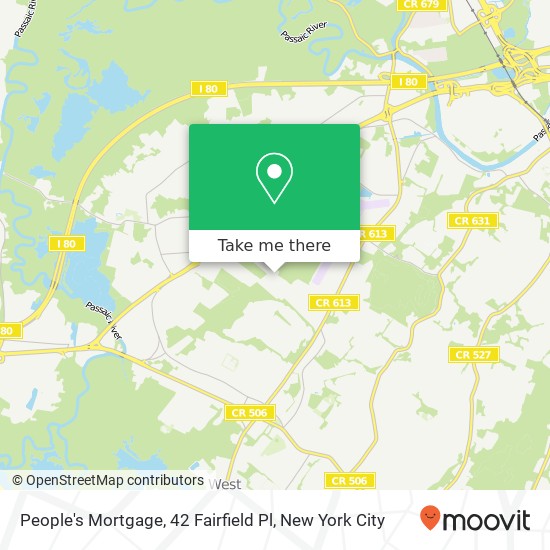 Mapa de People's Mortgage, 42 Fairfield Pl