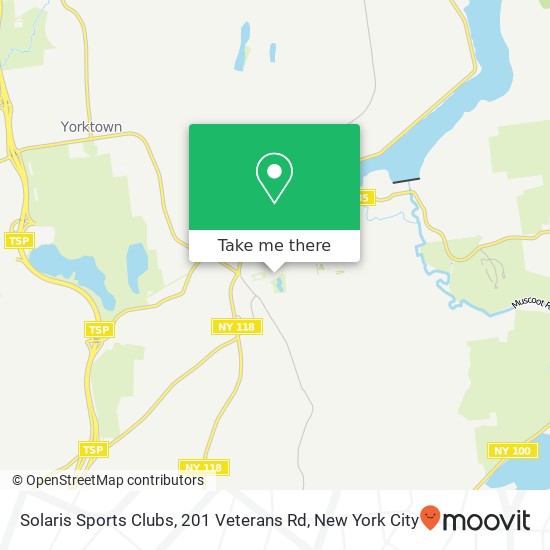 Solaris Sports Clubs, 201 Veterans Rd map