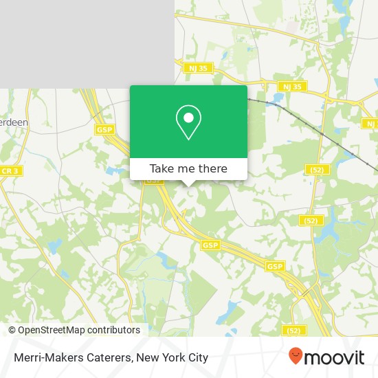 Merri-Makers Caterers map