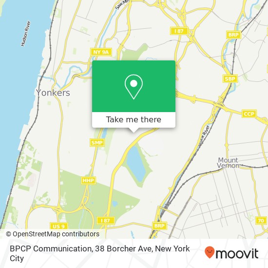 Mapa de BPCP Communication, 38 Borcher Ave