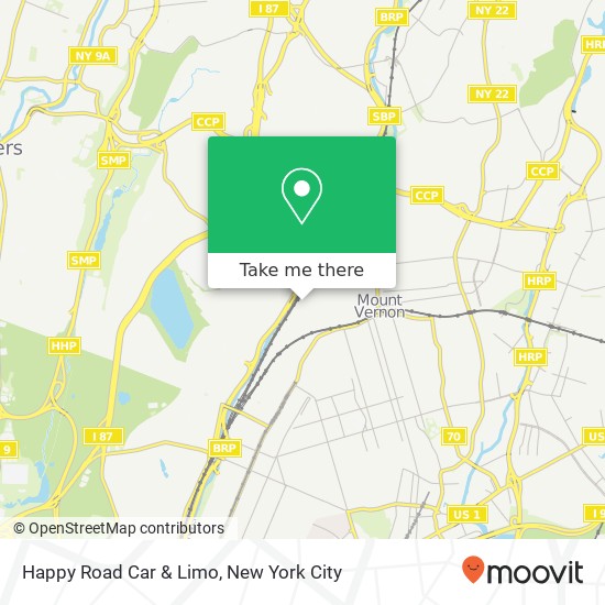 Mapa de Happy Road Car & Limo