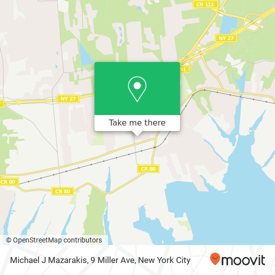 Michael J Mazarakis, 9 Miller Ave map
