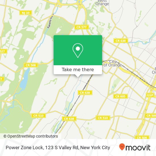 Power Zone Lock, 123 S Valley Rd map