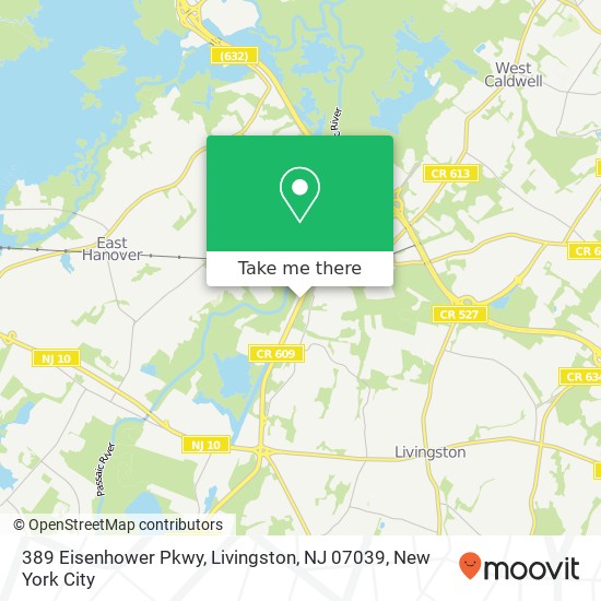 389 Eisenhower Pkwy, Livingston, NJ 07039 map