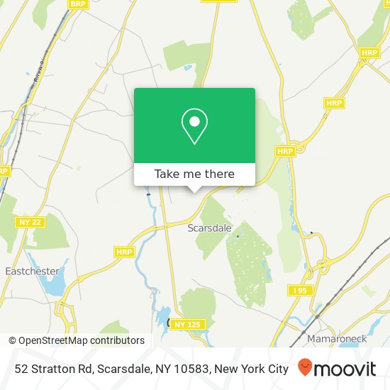 Mapa de 52 Stratton Rd, Scarsdale, NY 10583