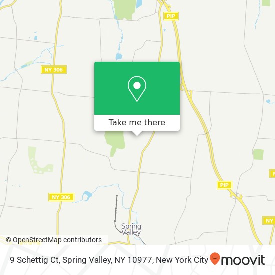 Mapa de 9 Schettig Ct, Spring Valley, NY 10977