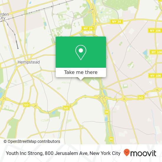 Youth Inc Strong, 800 Jerusalem Ave map