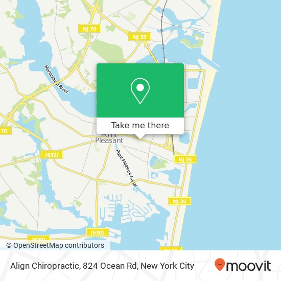 Align Chiropractic, 824 Ocean Rd map