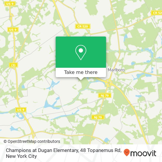 Champions at Dugan Elementary, 48 Topanemus Rd map