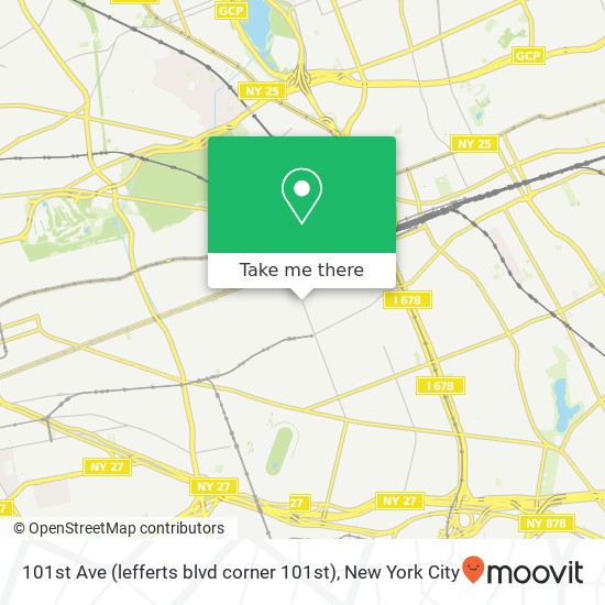 101st Ave (lefferts blvd corner 101st), South Richmond Hill, <B>NY< / B> 11419 map