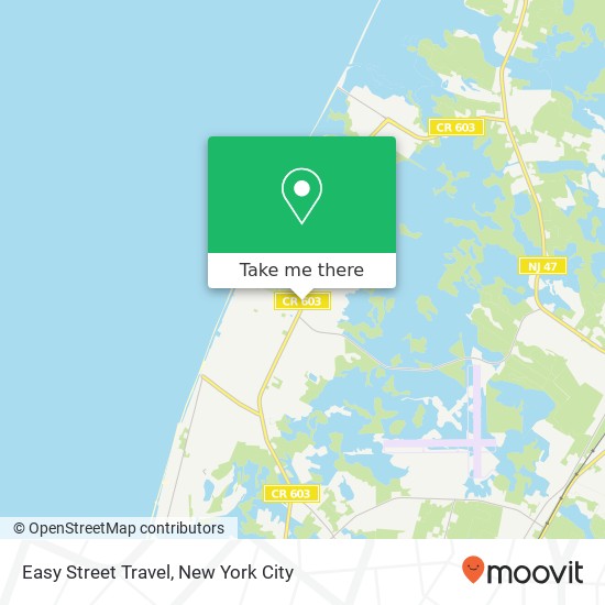 Easy Street Travel map