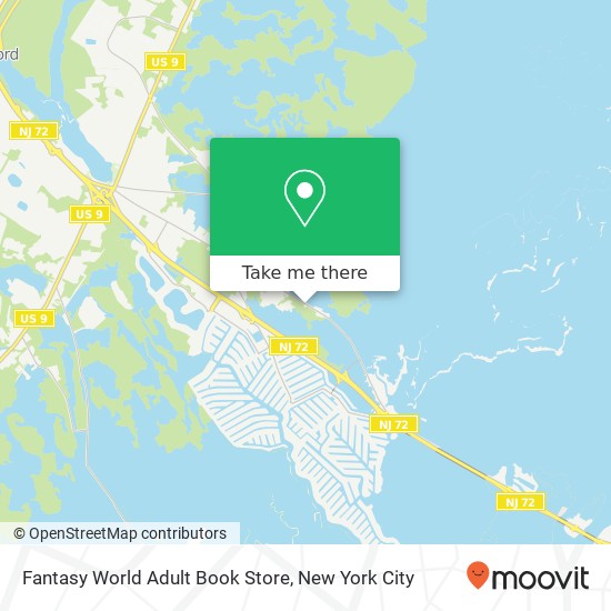 Fantasy World Adult Book Store map