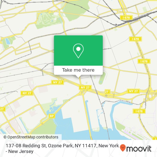 137-08 Redding St, Ozone Park, NY 11417 map