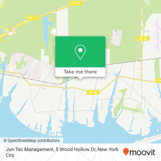 Jun-Tec Management, 5 Wood Hollow Dr map