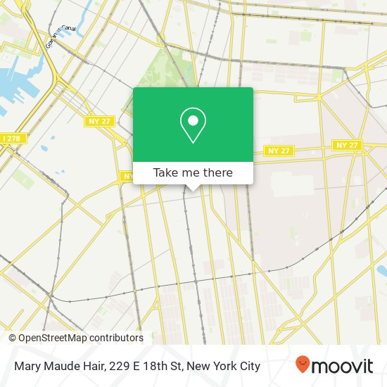 Mary Maude Hair, 229 E 18th St map