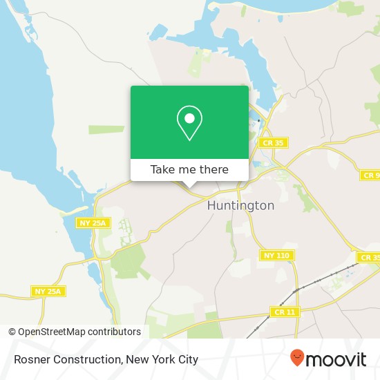 Rosner Construction map