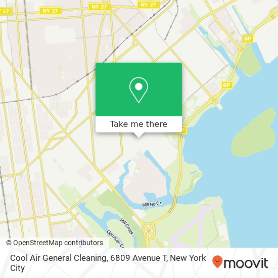 Cool Air General Cleaning, 6809 Avenue T map