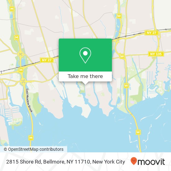 2815 Shore Rd, Bellmore, NY 11710 map