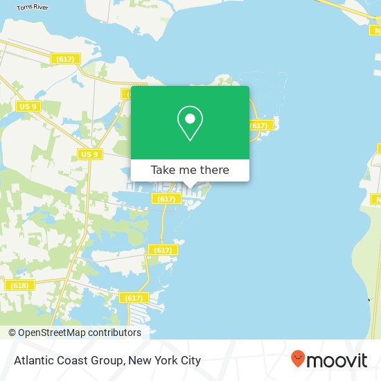 Mapa de Atlantic Coast Group