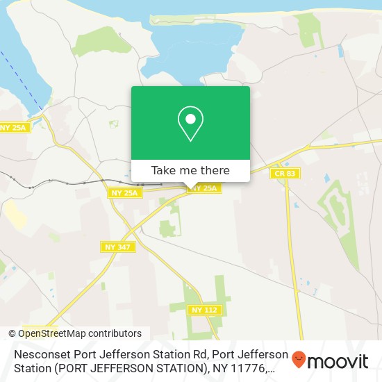 Mapa de Nesconset Port Jefferson Station Rd, Port Jefferson Station (PORT JEFFERSON STATION), NY 11776