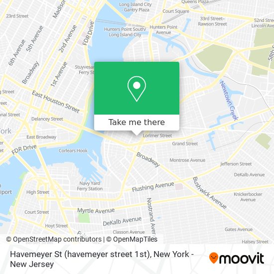 Havemeyer St (havemeyer street 1st) map