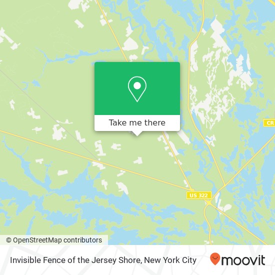 Mapa de Invisible Fence of the Jersey Shore