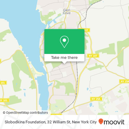 Slobodkina Foundation, 32 William St map