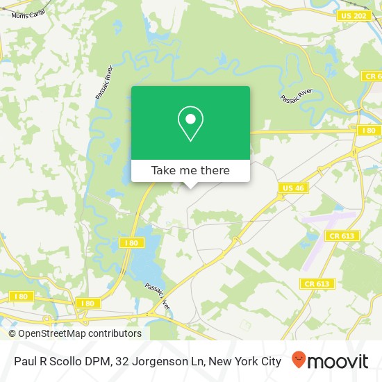 Mapa de Paul R Scollo DPM, 32 Jorgenson Ln