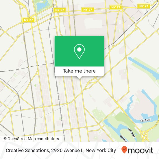 Creative Sensations, 2920 Avenue L map