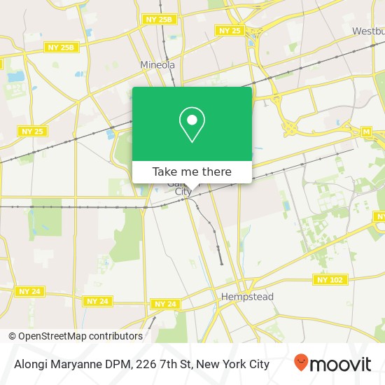 Mapa de Alongi Maryanne DPM, 226 7th St