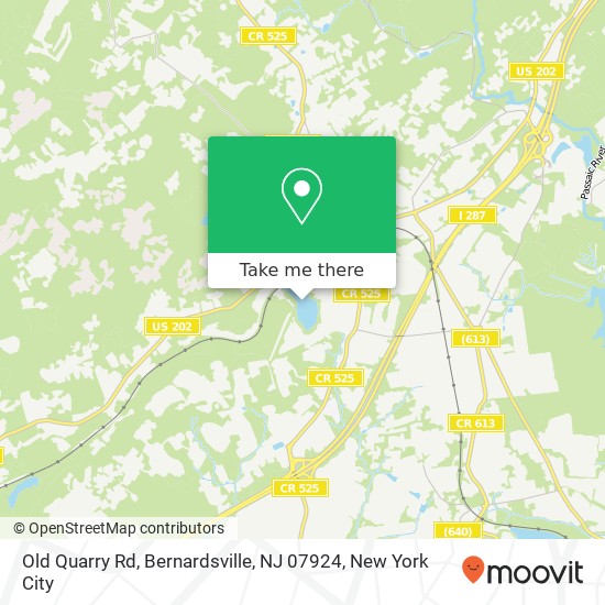 Old Quarry Rd, Bernardsville, NJ 07924 map