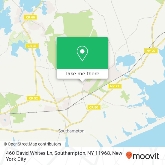 460 David Whites Ln, Southampton, NY 11968 map