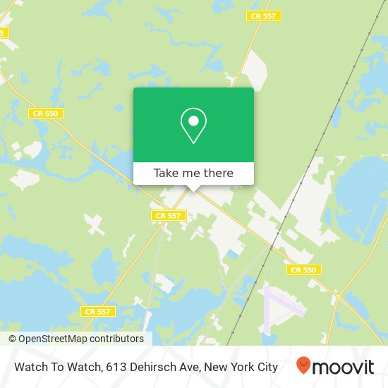 Mapa de Watch To Watch, 613 Dehirsch Ave