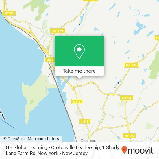 Mapa de GE Global Learning - Crotonville Leadership, 1 Shady Lane Farm Rd