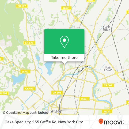 Cake Specialty, 255 Goffle Rd map