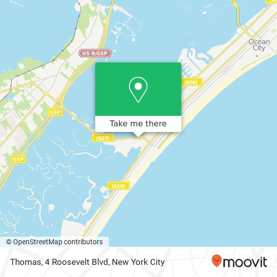 Thomas, 4 Roosevelt Blvd map