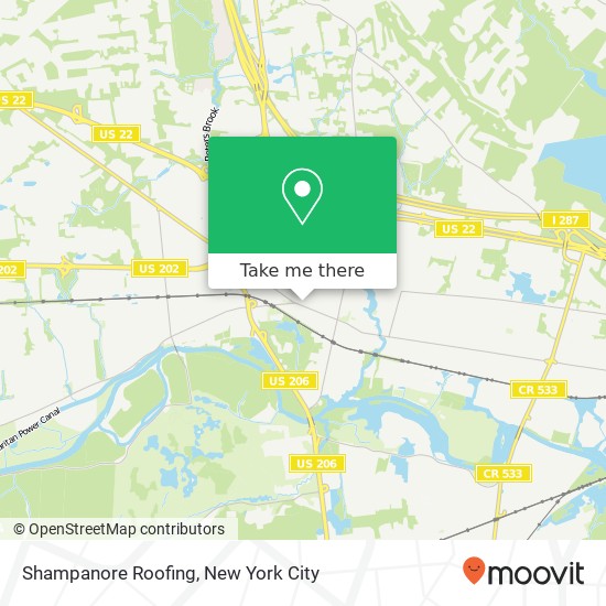 Mapa de Shampanore Roofing