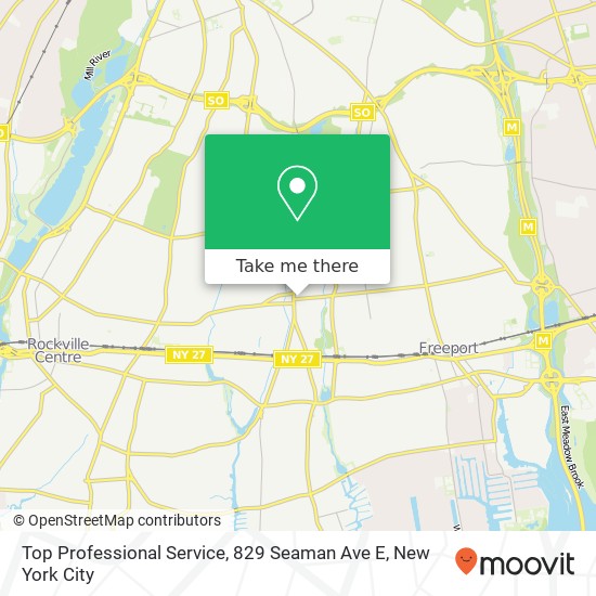 Mapa de Top Professional Service, 829 Seaman Ave E