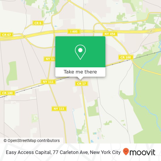 Mapa de Easy Access Capital, 77 Carleton Ave