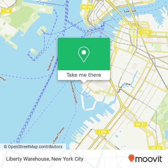 Mapa de Liberty Warehouse