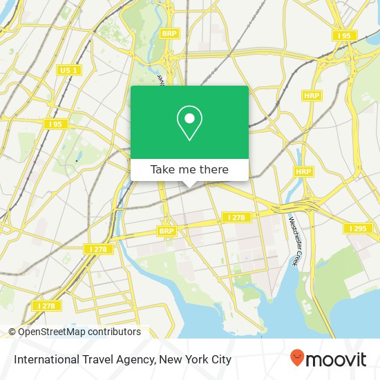 Mapa de International Travel Agency