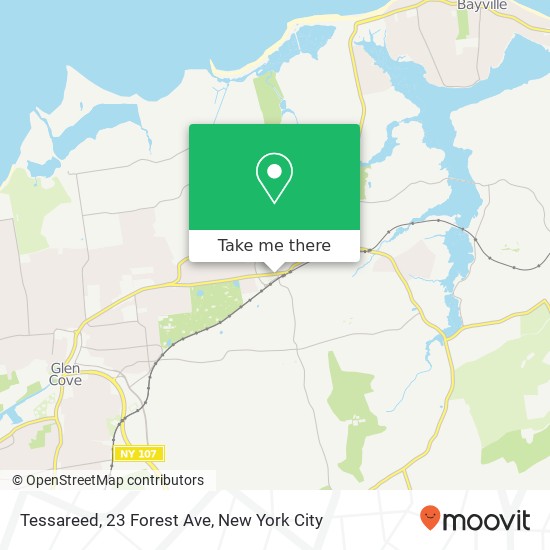 Mapa de Tessareed, 23 Forest Ave