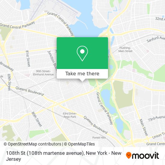 Mapa de 108th St (108th martense avenue)