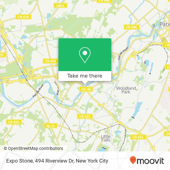Mapa de Expo Stone, 494 Riverview Dr