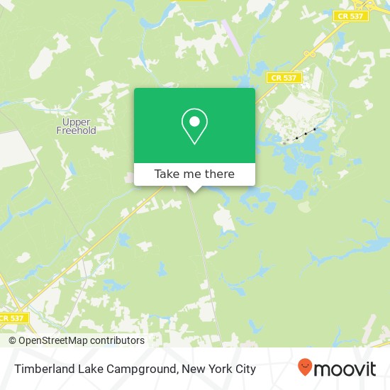 Mapa de Timberland Lake Campground