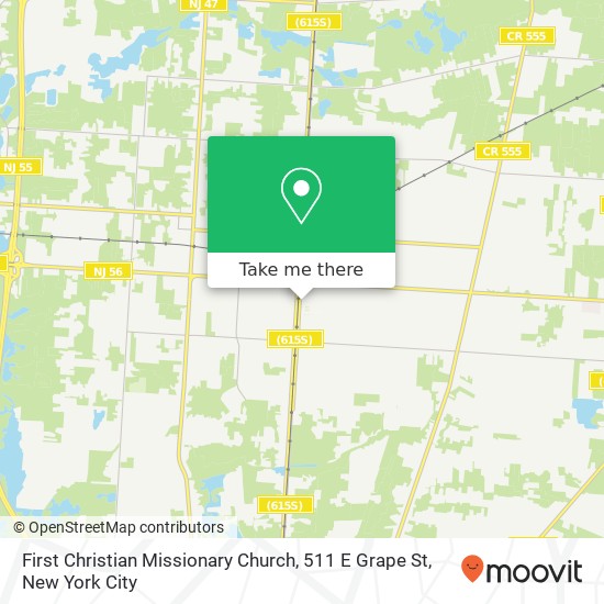 First Christian Missionary Church, 511 E Grape St map